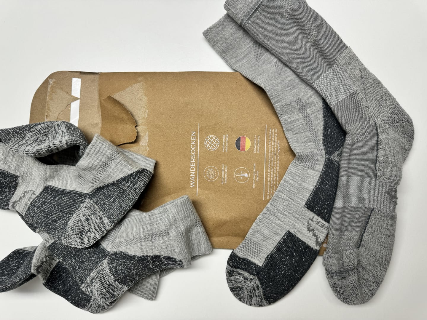 Customer photo review of Merino Socken - 2er Set