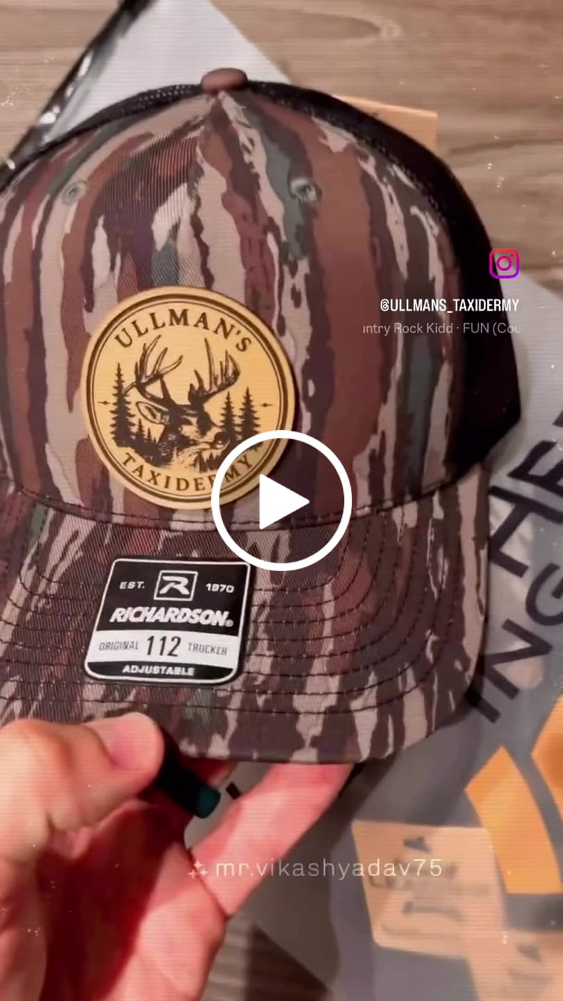 Customer video review of Premium Custom Leather Patch Hats (Wholesale)