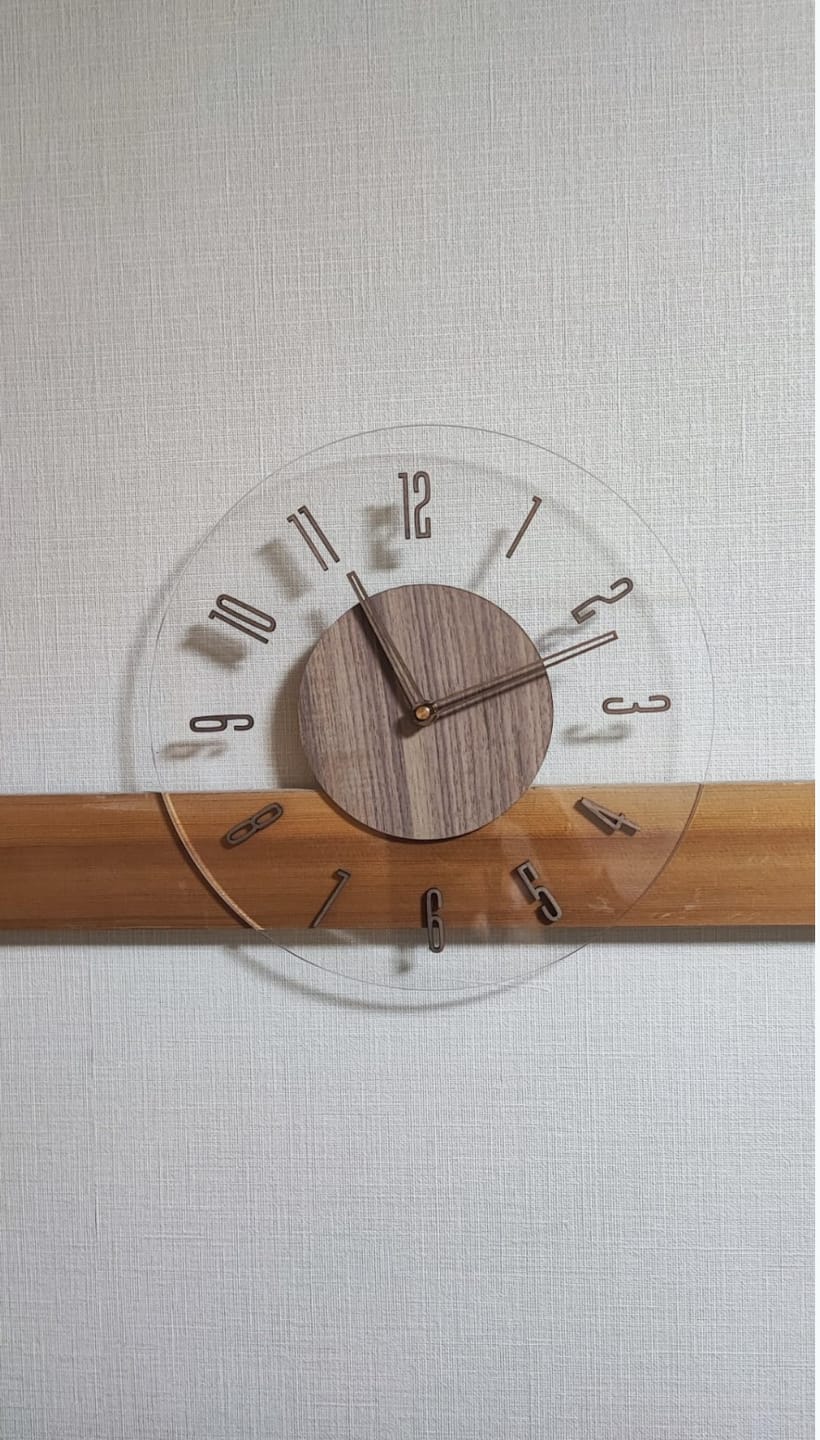 Customer photo review of Sol Nordic Silent Wall Clock | Modern Minimalist Quartz Wall Clock for Living Room