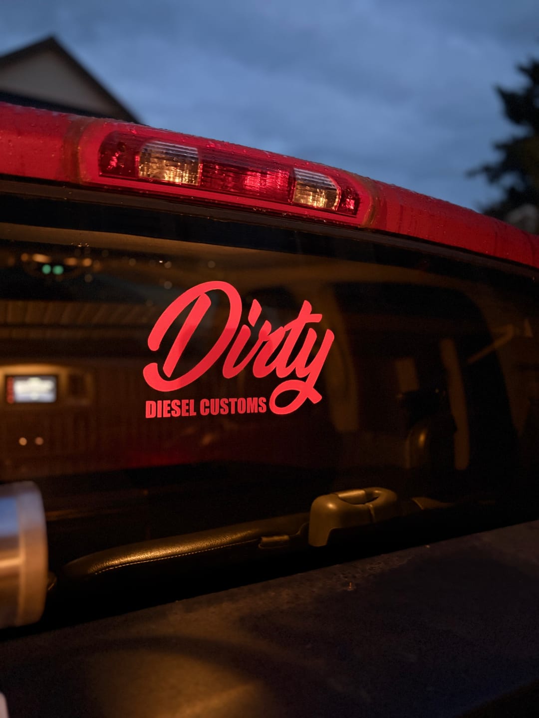 Customer photo review of Dirty Diesel Decals