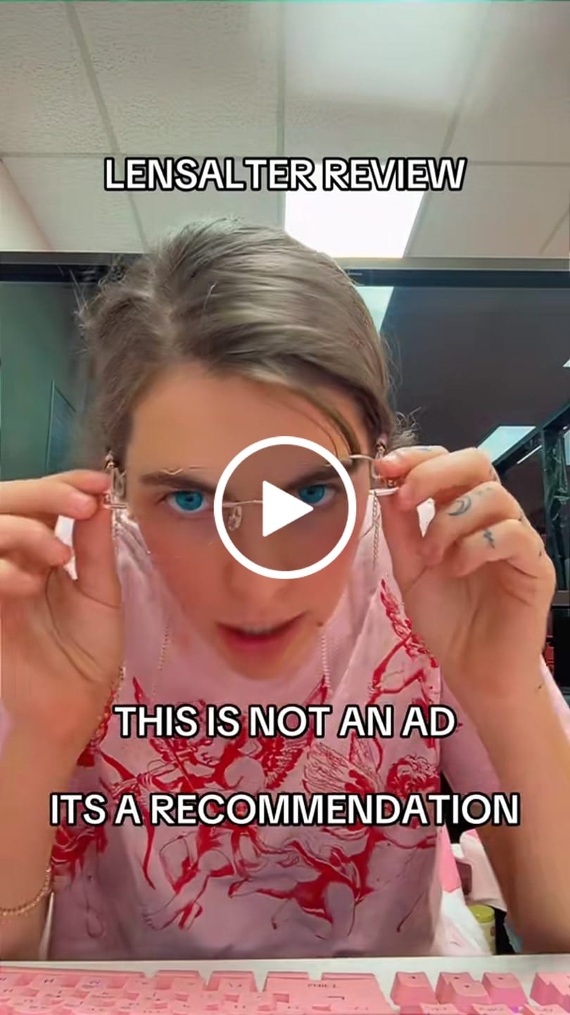 Customer video review of Mercy Eyeglasses