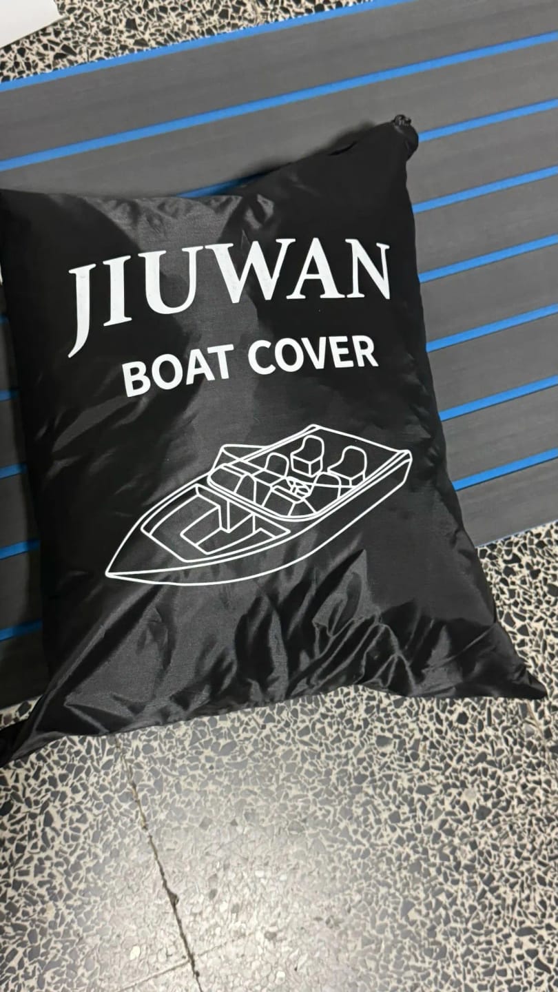 Customer photo review of Waterproof Marine Boat Cover for V-Hull & Fishing Boats