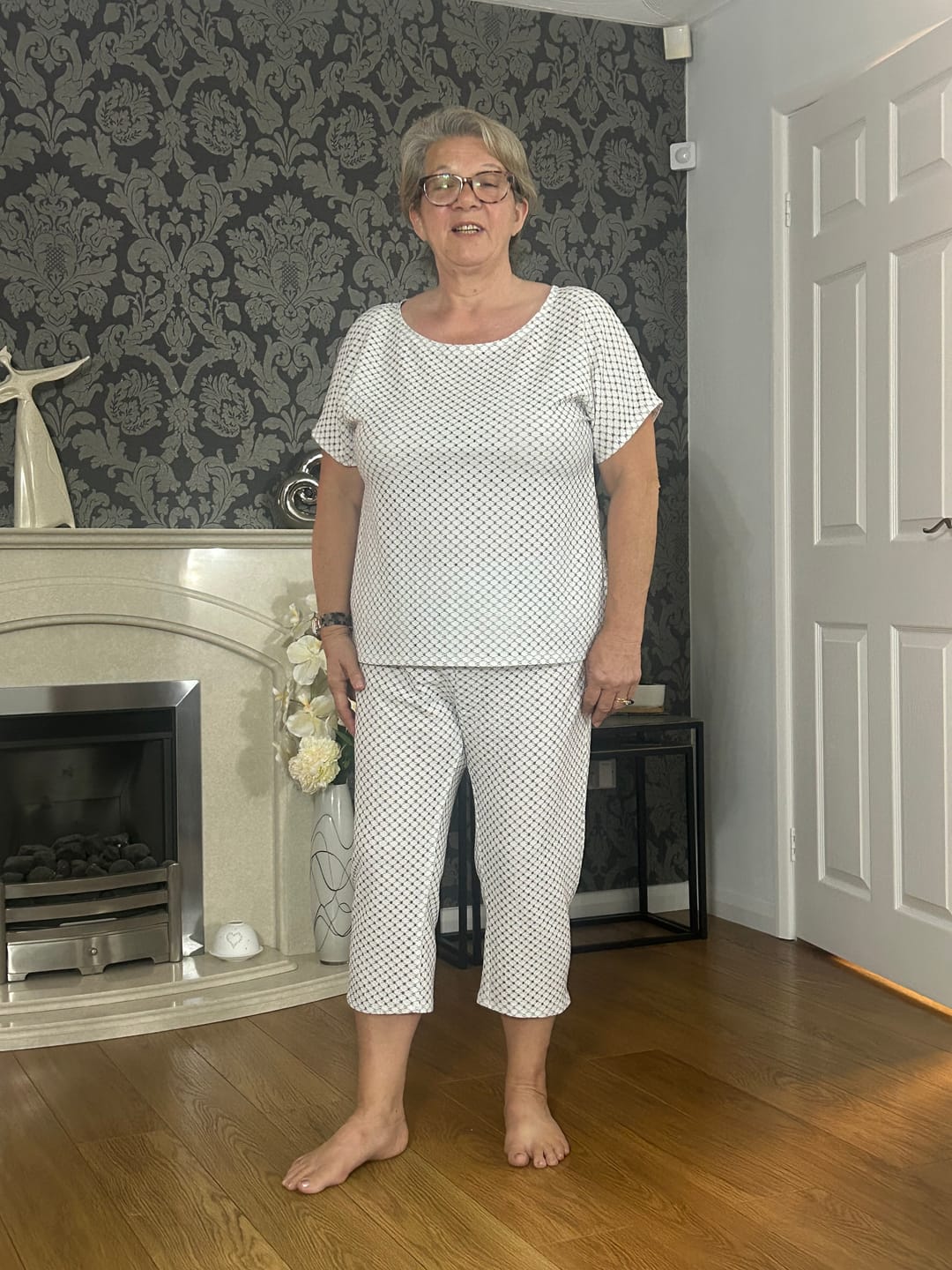 Customer photo review of Airy Prism Knitted Fabric