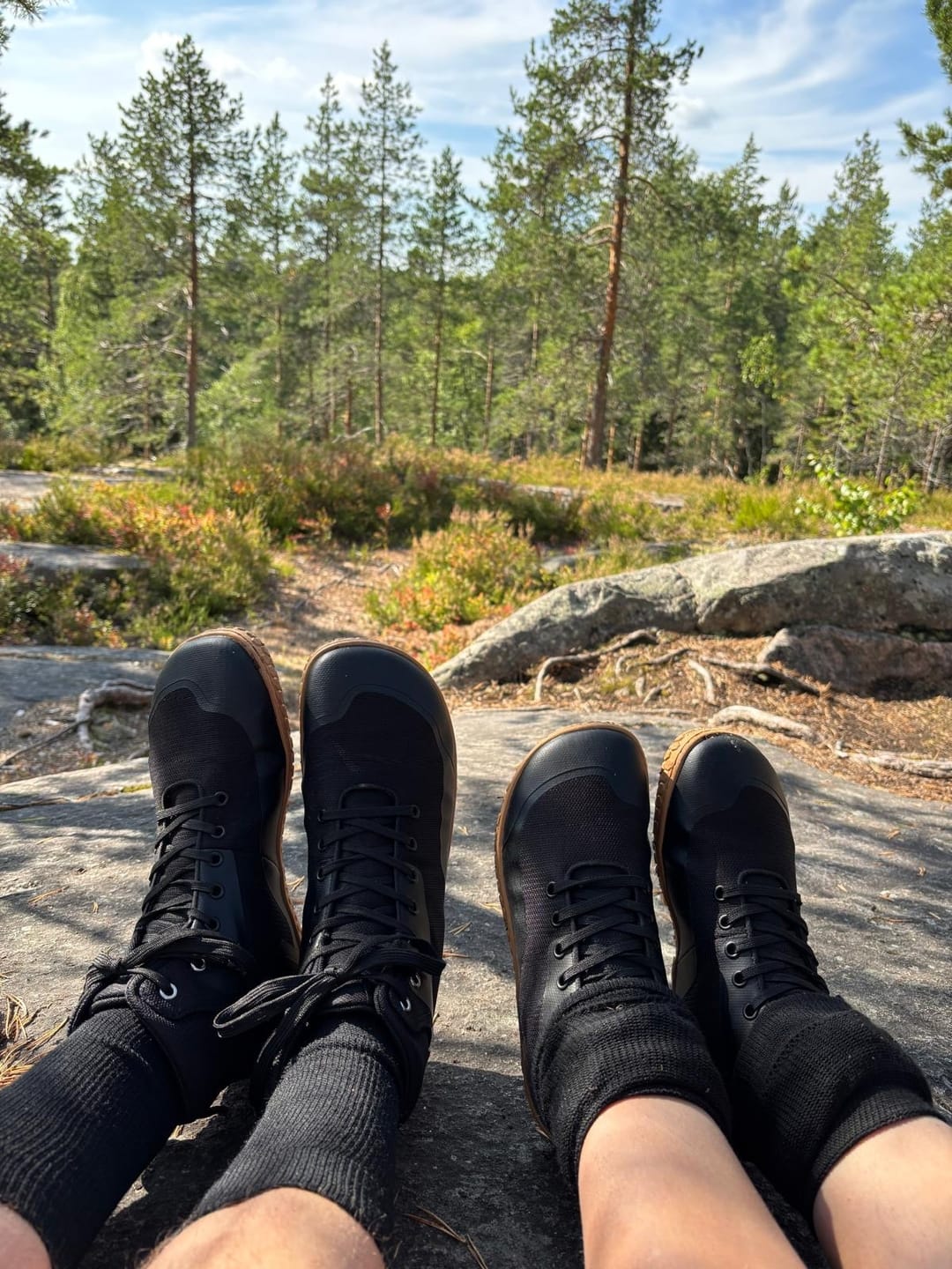 Customer photo review of Vaistoa Tuohi 2 | Barefoot Light Hiking Shoes
