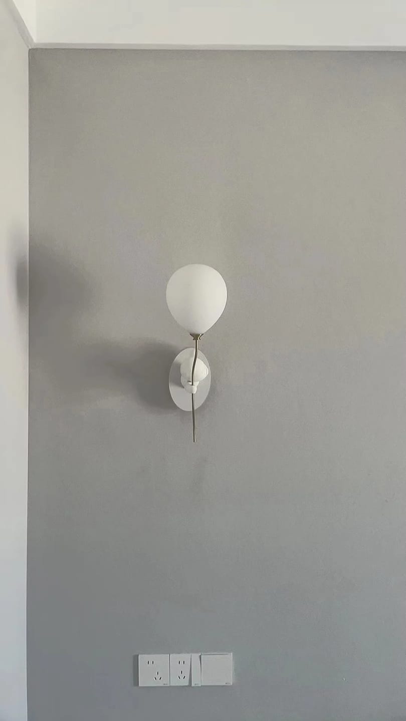 Customer photo review of Bear Balloon Wall Lamp