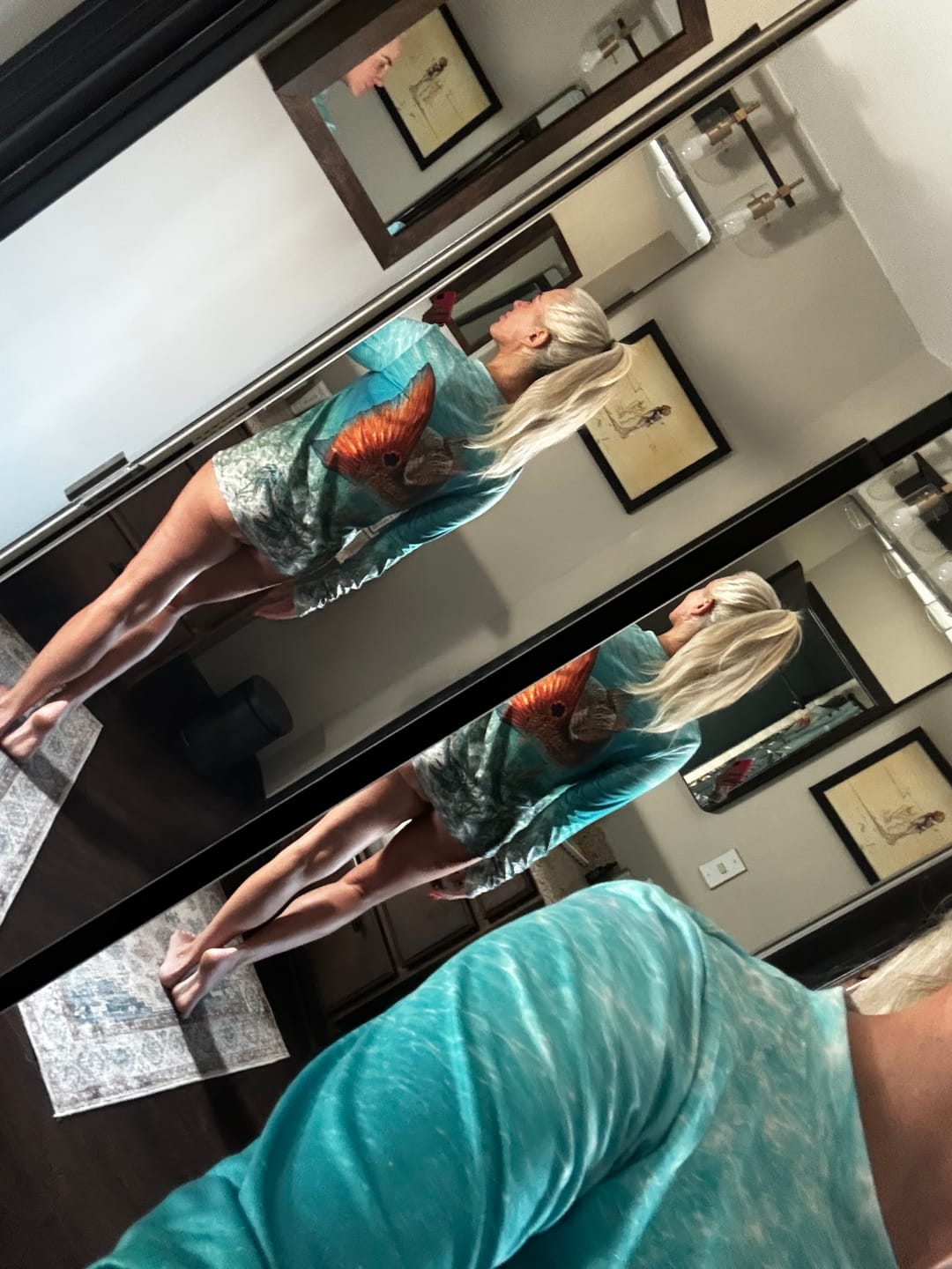 Customer photo review of Performance Fishing Long Sleeve - Redfish Tailing Tide - AOF144