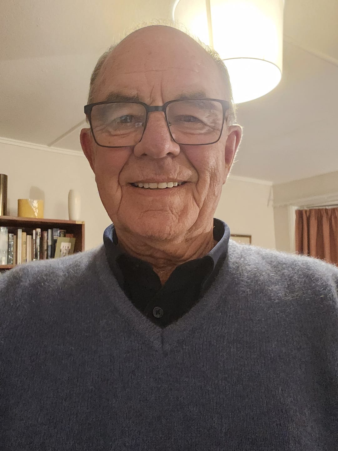 Customer photo review of Noble Wilde - Merino & Possum Oxford Vee Sweater