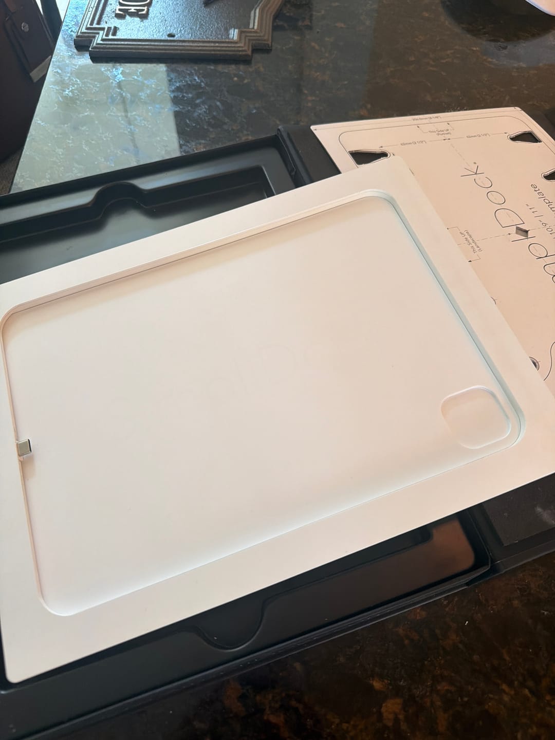 Customer photo review of SimpliDock® for iPad® Pro 11" (M4|M5)
