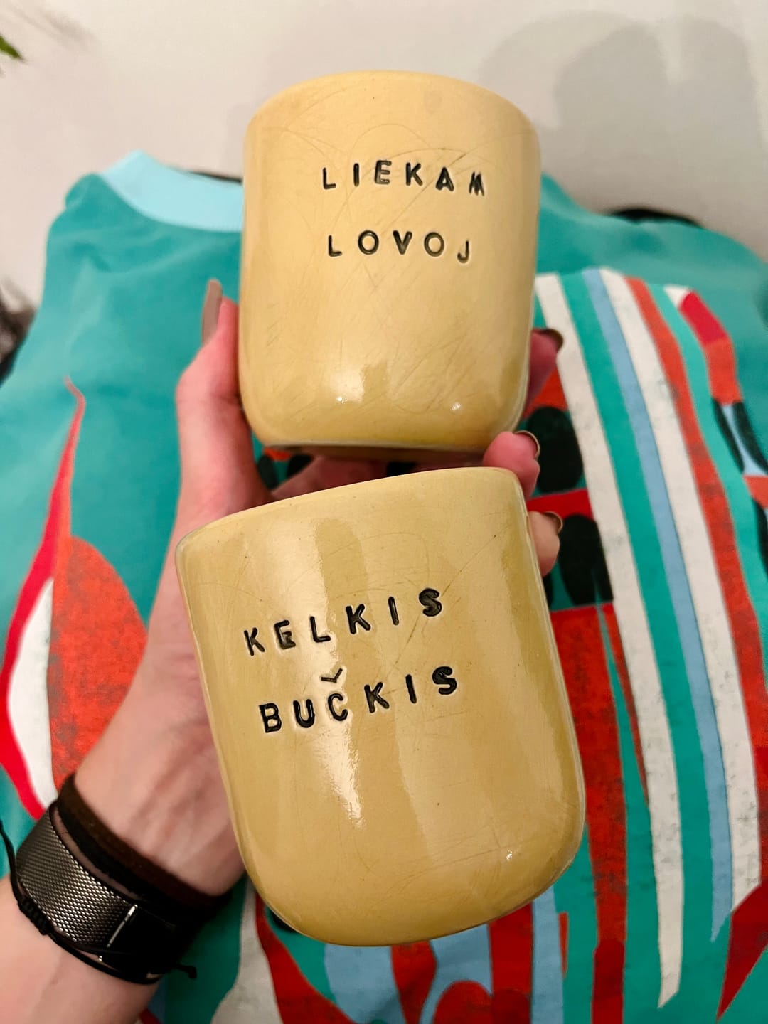 Customer photo review of A pair of mugs for lovers