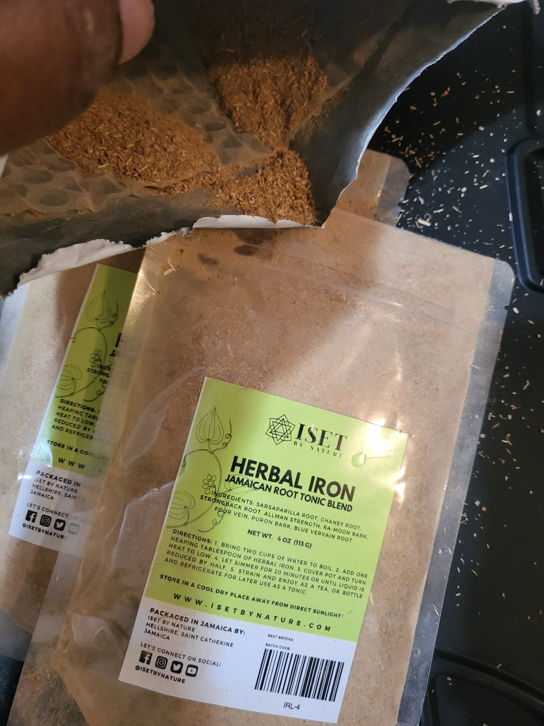 Customer photo review of Herbal Iron Roots™ Formula