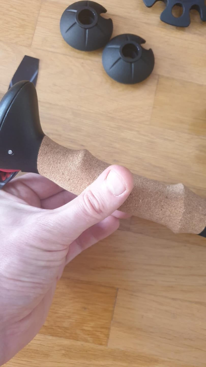 Customer photo review of Teleskop Wanderstöcke