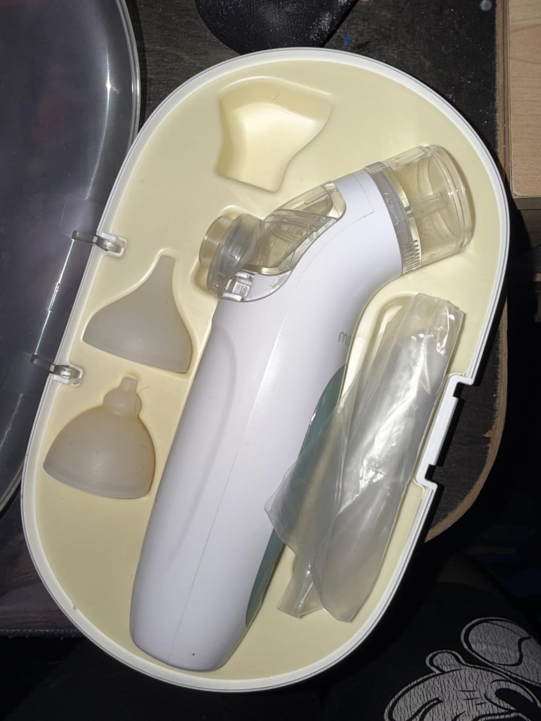 Customer photo review of NoseCare – Elektrischer Nasensauger für Babys mit Sprühfunktion