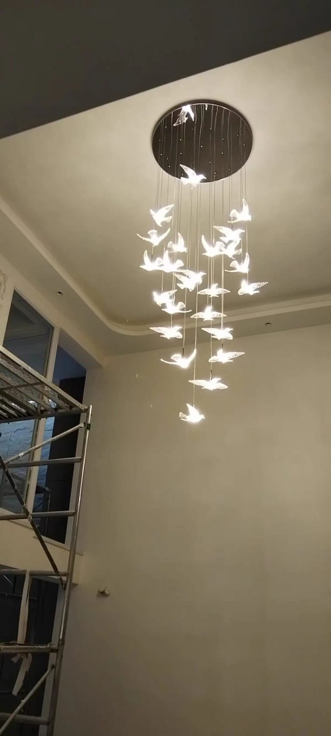 Customer photo review of Bird Design LED Chandelier