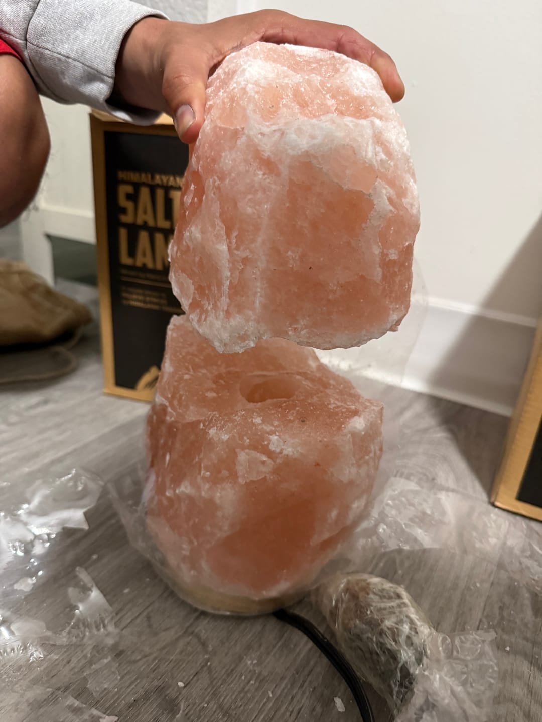 Customer photo review of Original Himalayan Salt Lamp (XL)