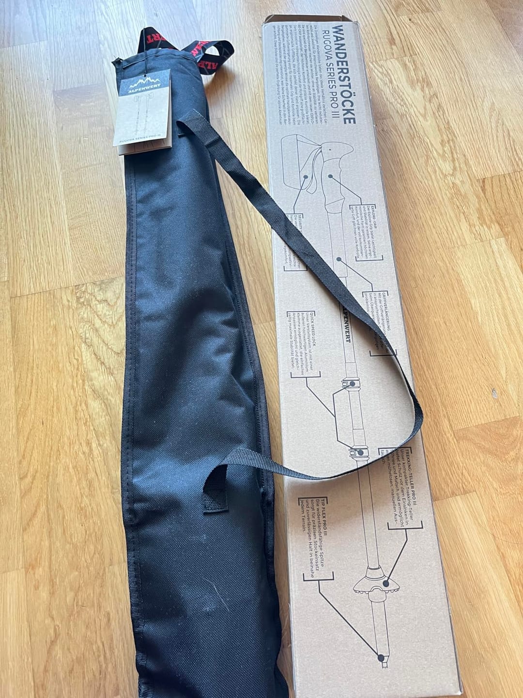 Customer photo review of Teleskop Wanderstöcke