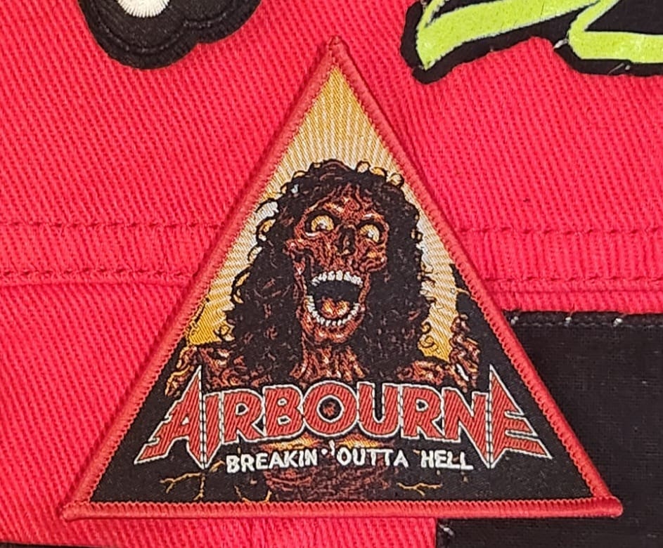 Customer photo review of Airbourne - Breakin' Outta Hell - Patch