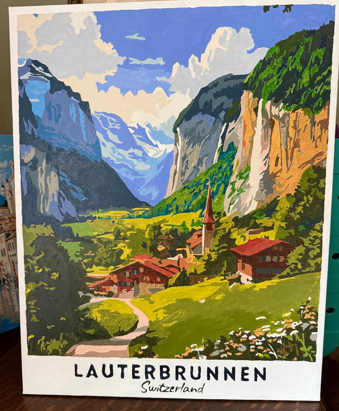Customer photo review of Lauterbrunnen - Travel Poster