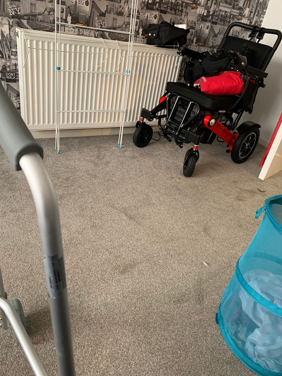 Customer photo review of Replacement Standard Fabric Upholstery for Wheelchairs (Universal)