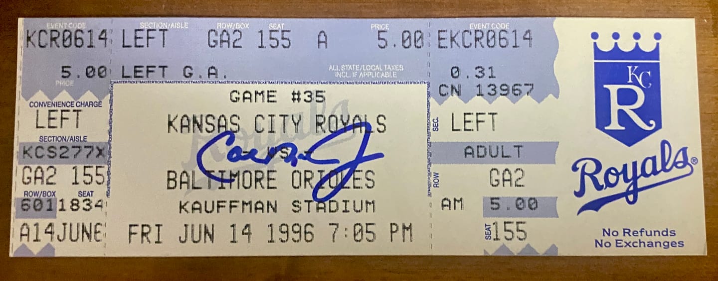 Customer photo review of Cal Ripken Jr Autograph Signing