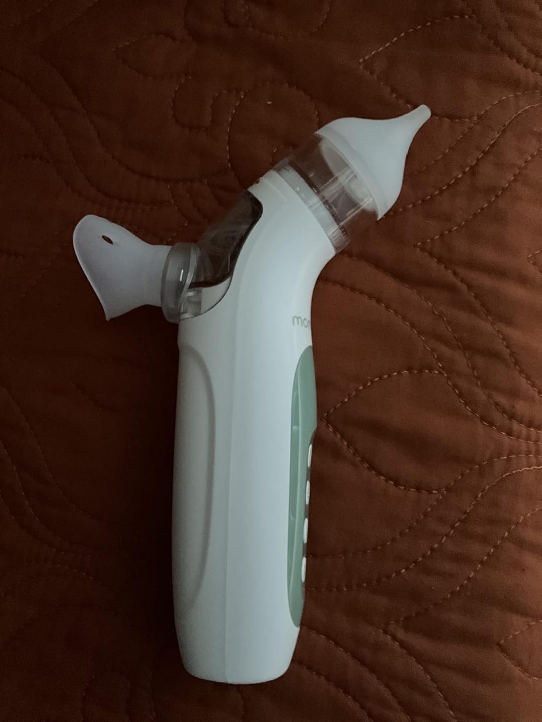 Customer photo review of NoseCare – Elektrischer Nasensauger für Babys mit Sprühfunktion