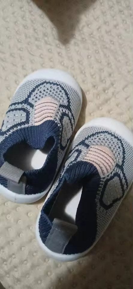 Customer photo review of Playbino ComfySteps Print Antirutsch Baby Sneakers mit Motiv | Lauflernschuhe rutschfest atmungsaktiv waschbar