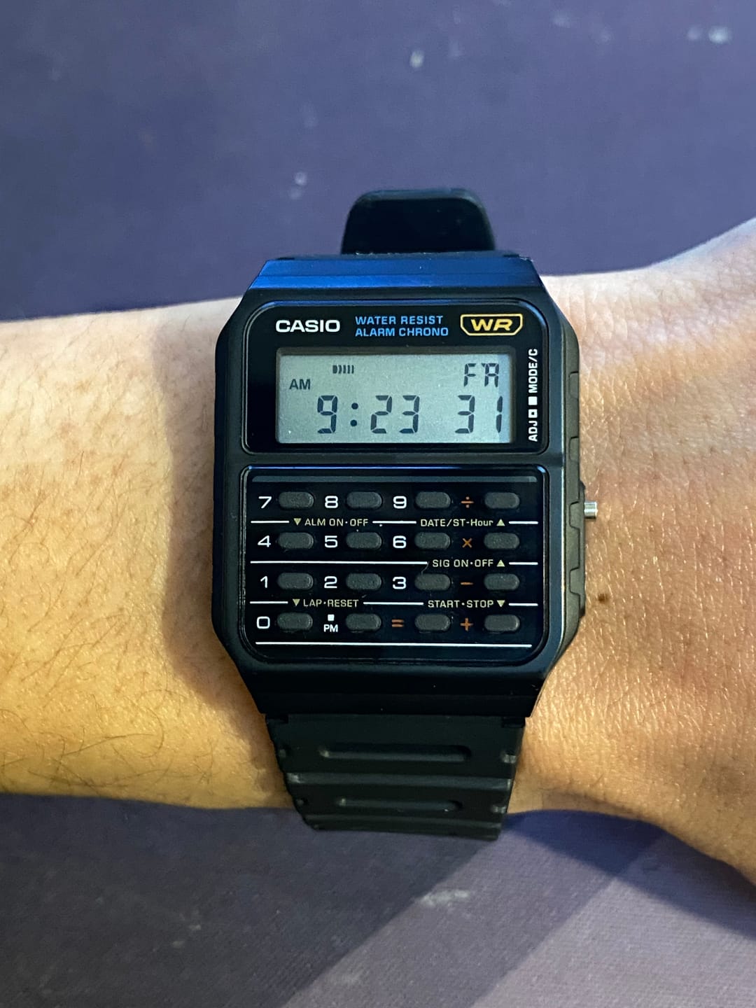 Customer photo review of Reloj Calculadora Casio Vintage CA-53W-1Z Negro