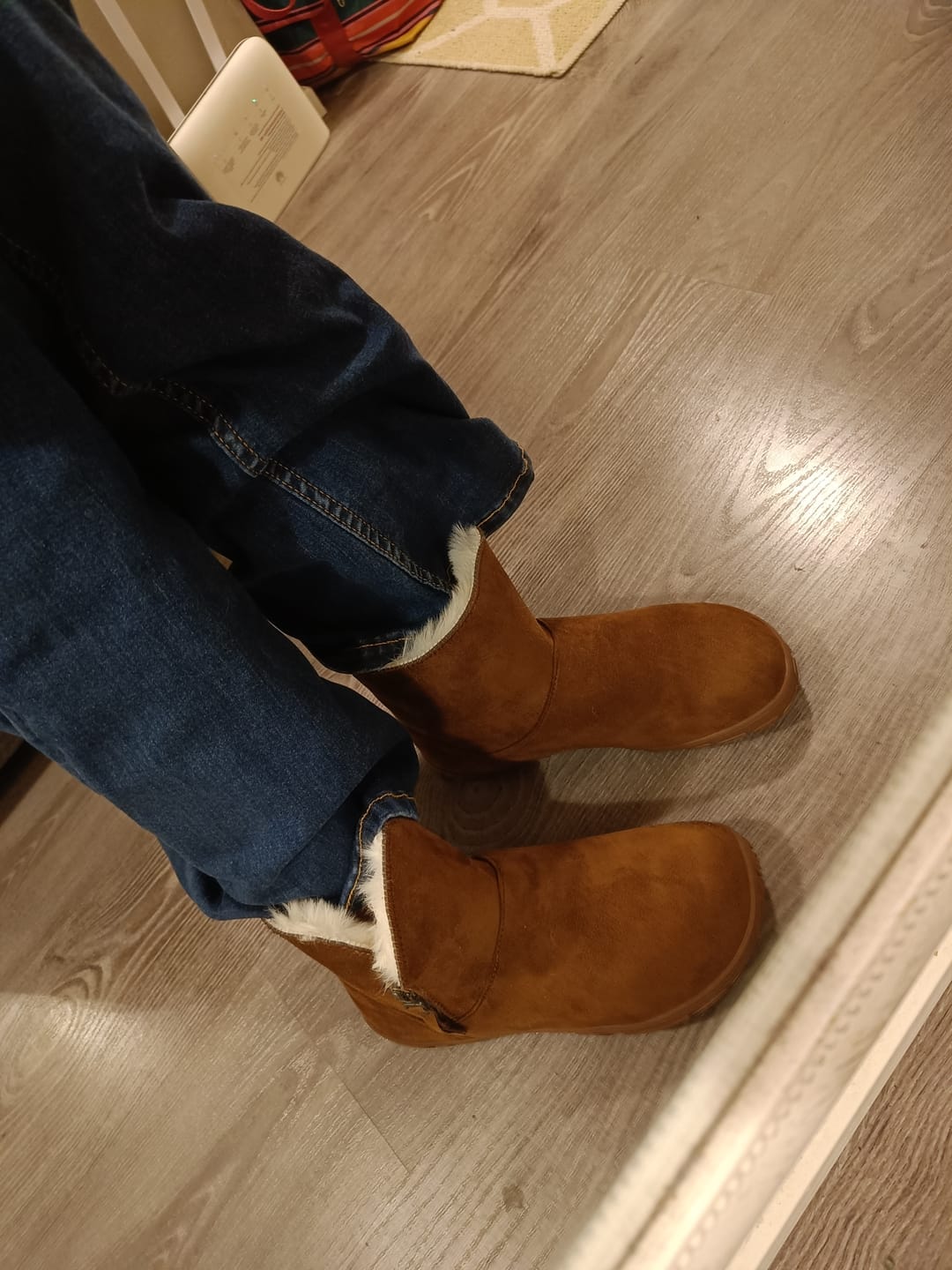 Customer photo review of Vaistoa Huurre | Winter Barefoot Ankle Boots
