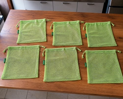 Customer photo review of Wrapzy Mesh Vegetable Bags