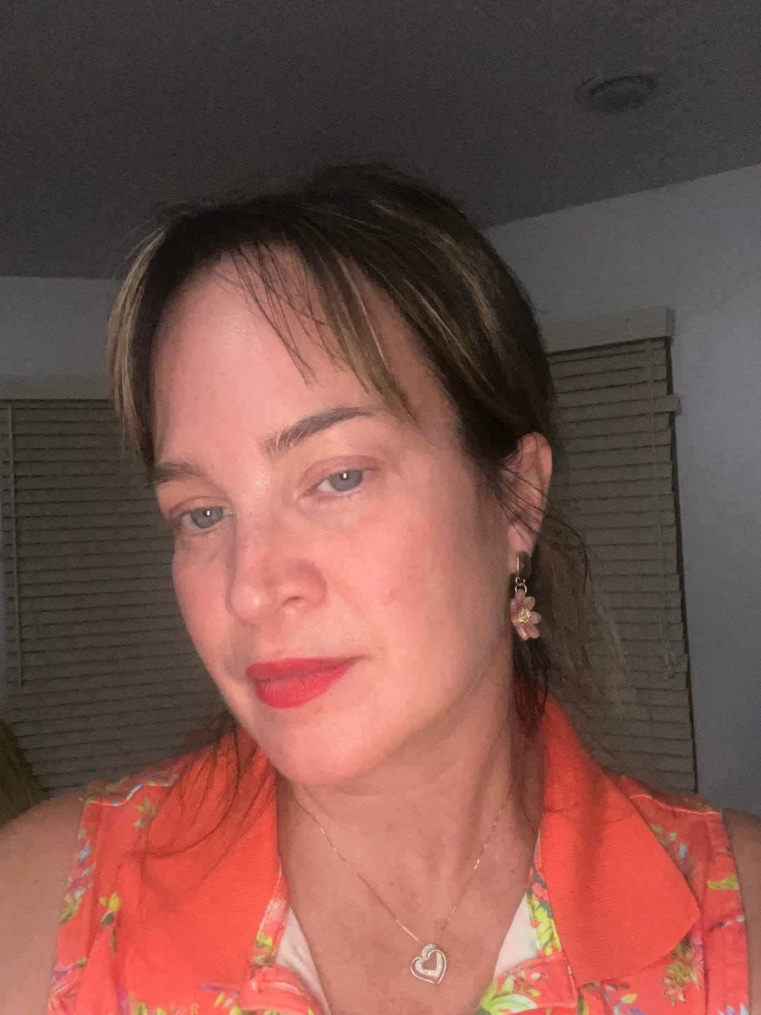 Customer photo review of Atomic Red Lipstick