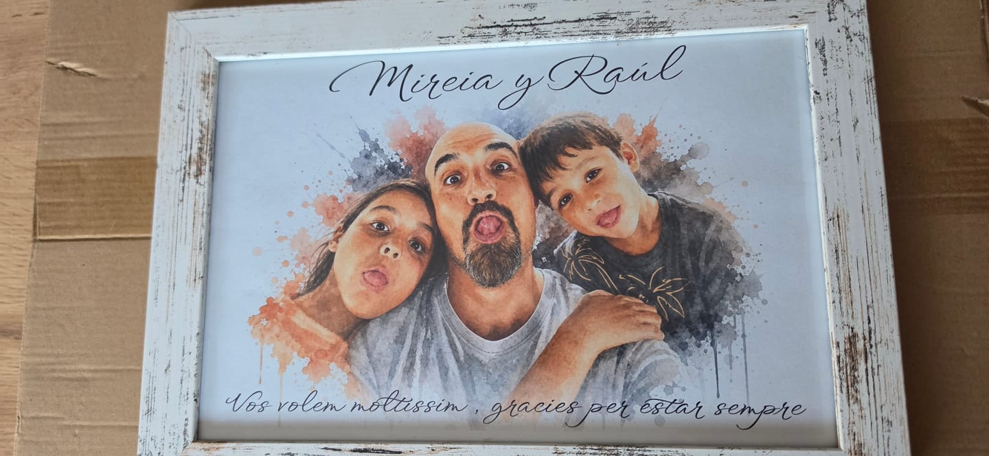 Customer photo review of Vuestra foto como obra de arte – con vista previa en vivo, como póster o lienzo