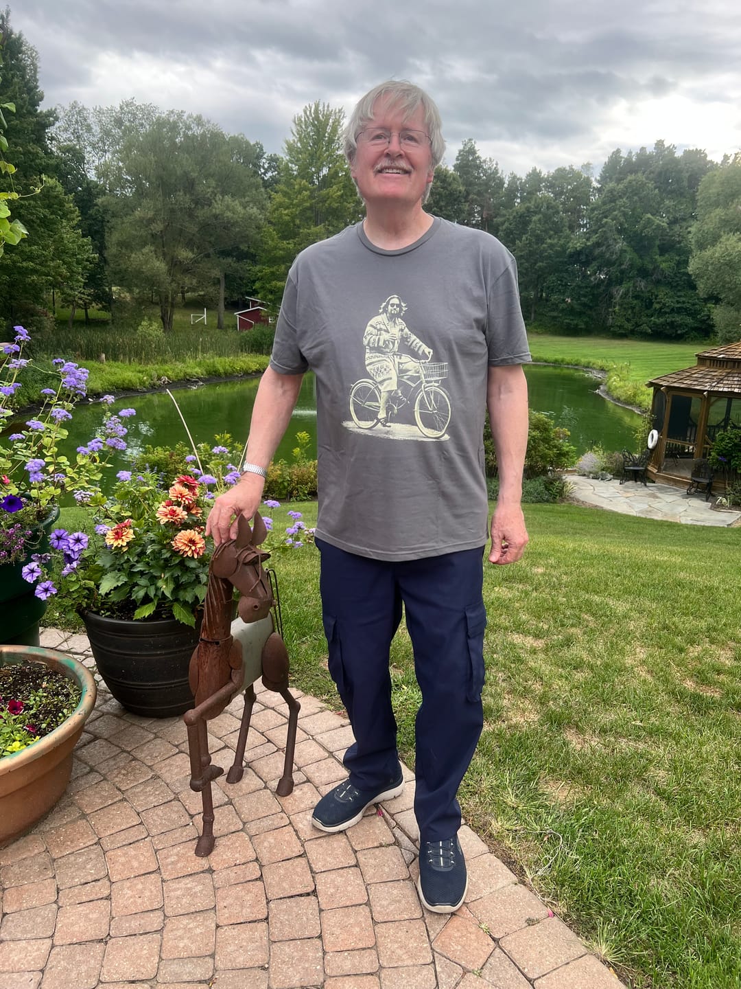 Customer photo review of Bowler Cyclist 2 T-Shirt US