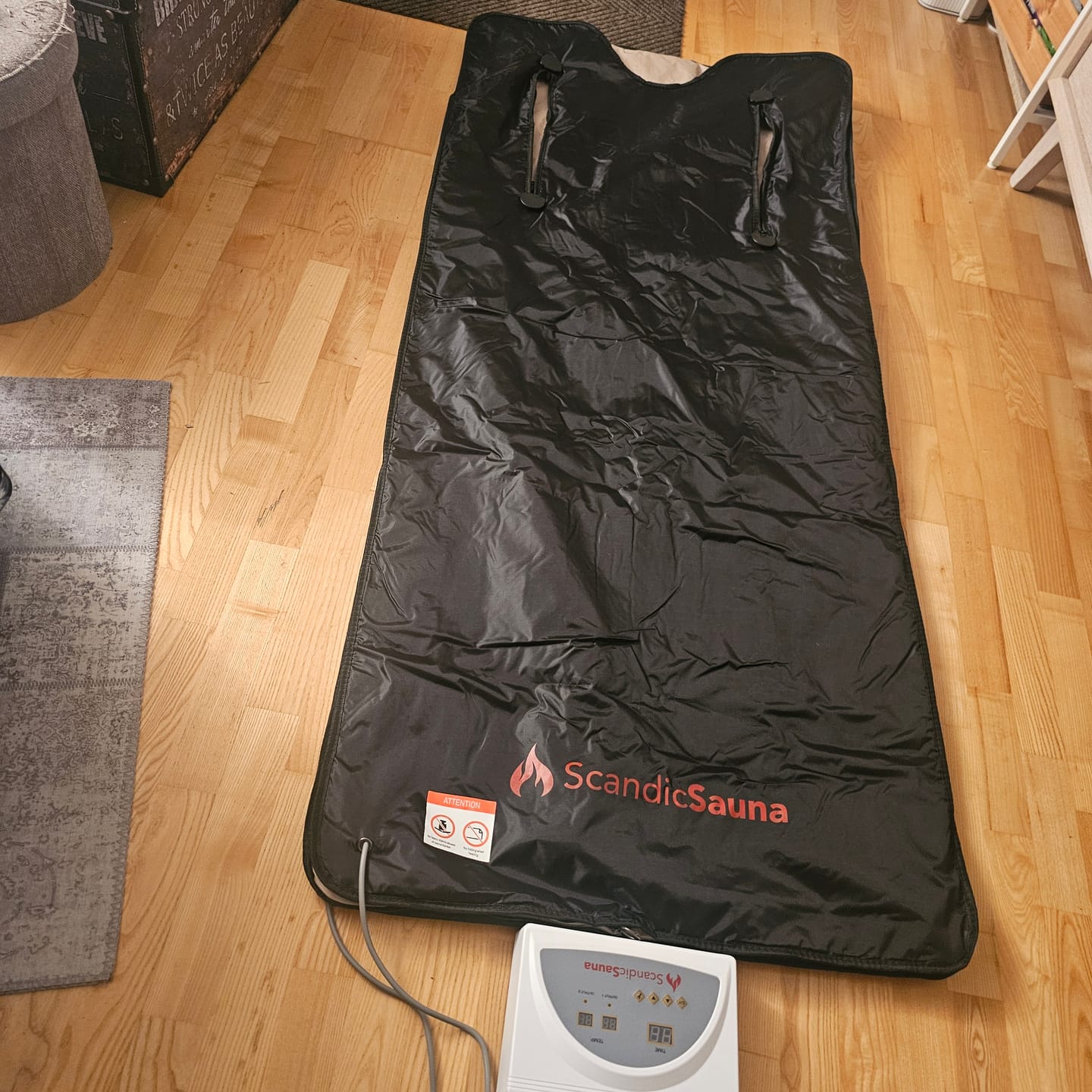 Customer photo review of Infrarødt Saunateppe 2-soner