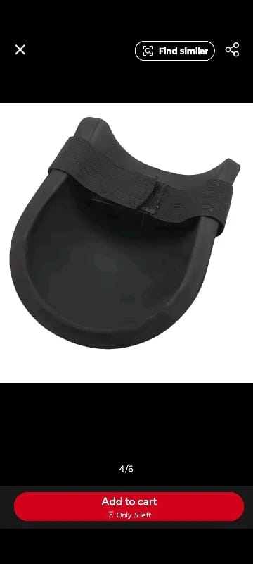 Customer photo review of Waterproof Rubber Knee Pads for Work