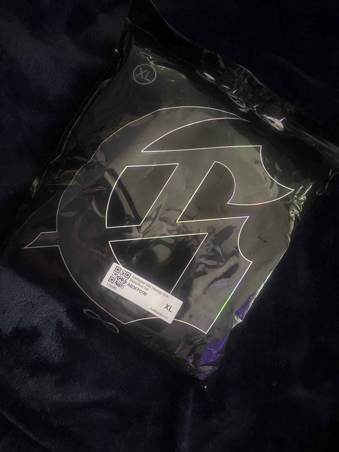 Customer photo review of Godspeed Vital NewAge NYK Black/Blue Set