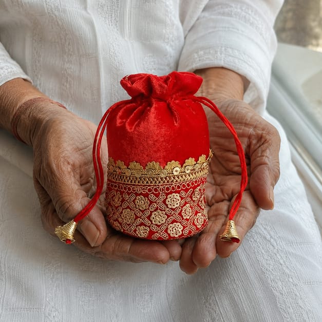 Customer photo review of Laxmi Potli