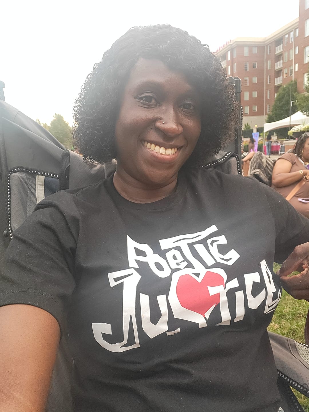 Customer photo review of Poetic Justice Crop Top