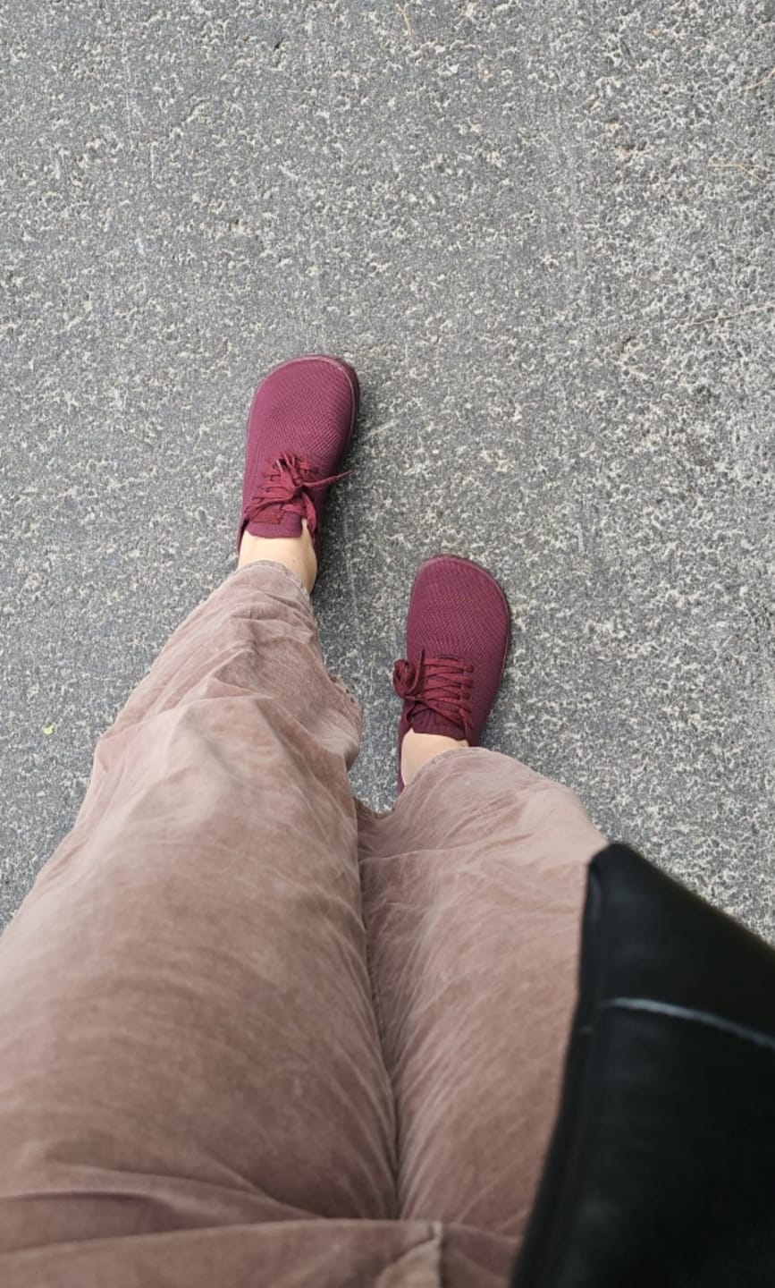 Customer photo review of Vaistoa Iloa | Knitted Barefoot Sneakers