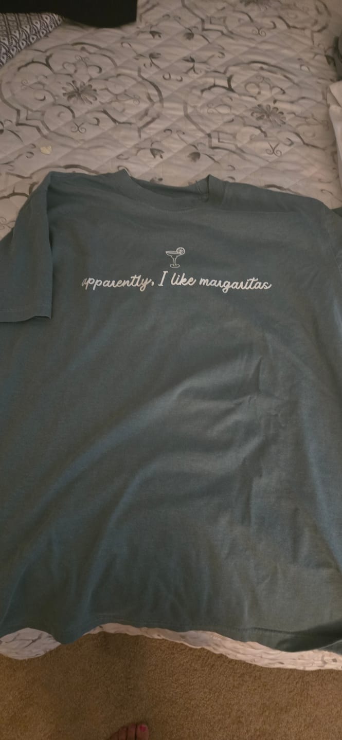 Customer photo review of Apparently I Like Margaritas