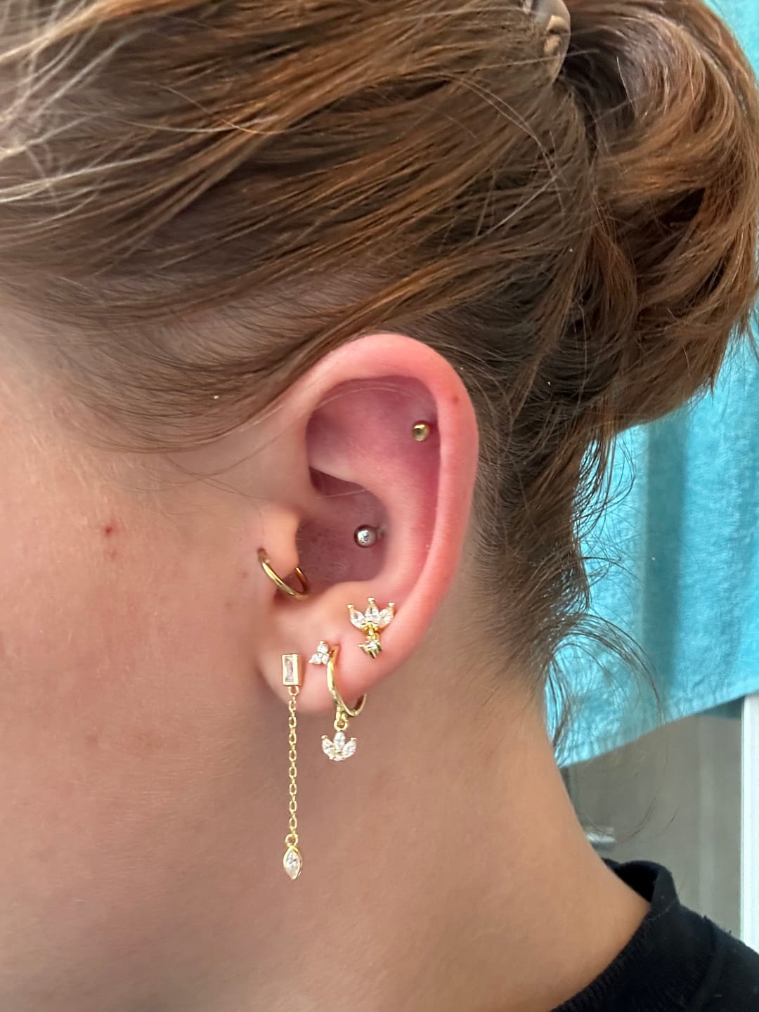 Customer photo review of Marquise Ear Stack Bundle