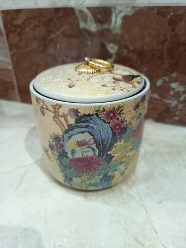 Customer photo review of Ceramic Sealed Tea Jar