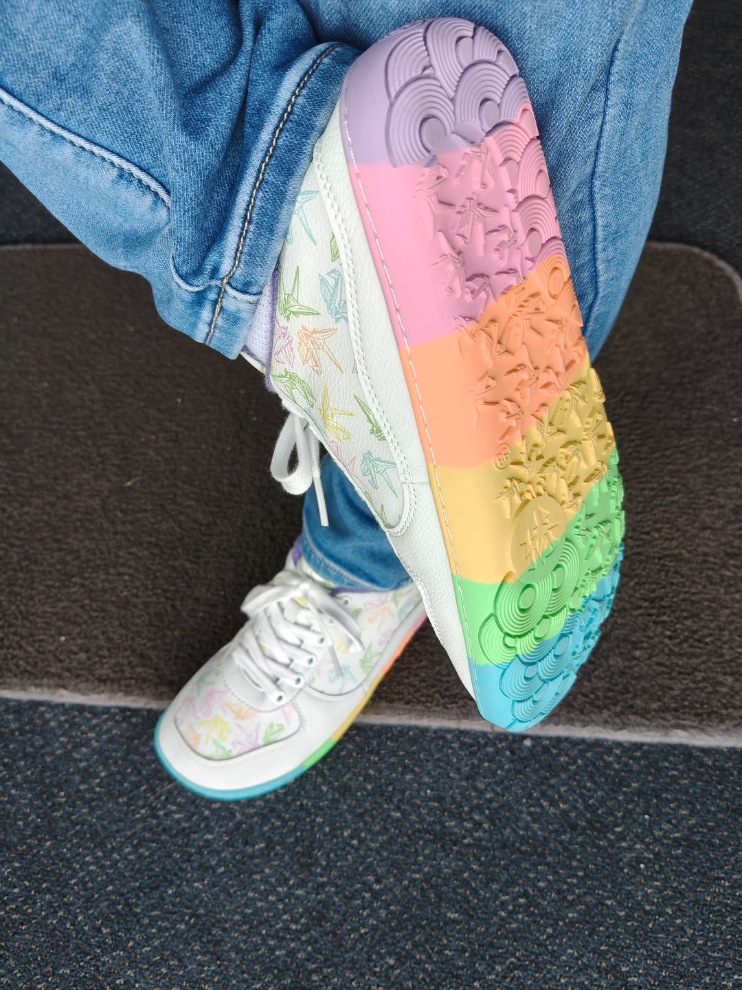 Customer photo review of WHITE KRANES | SNEAKERS - ADULTS