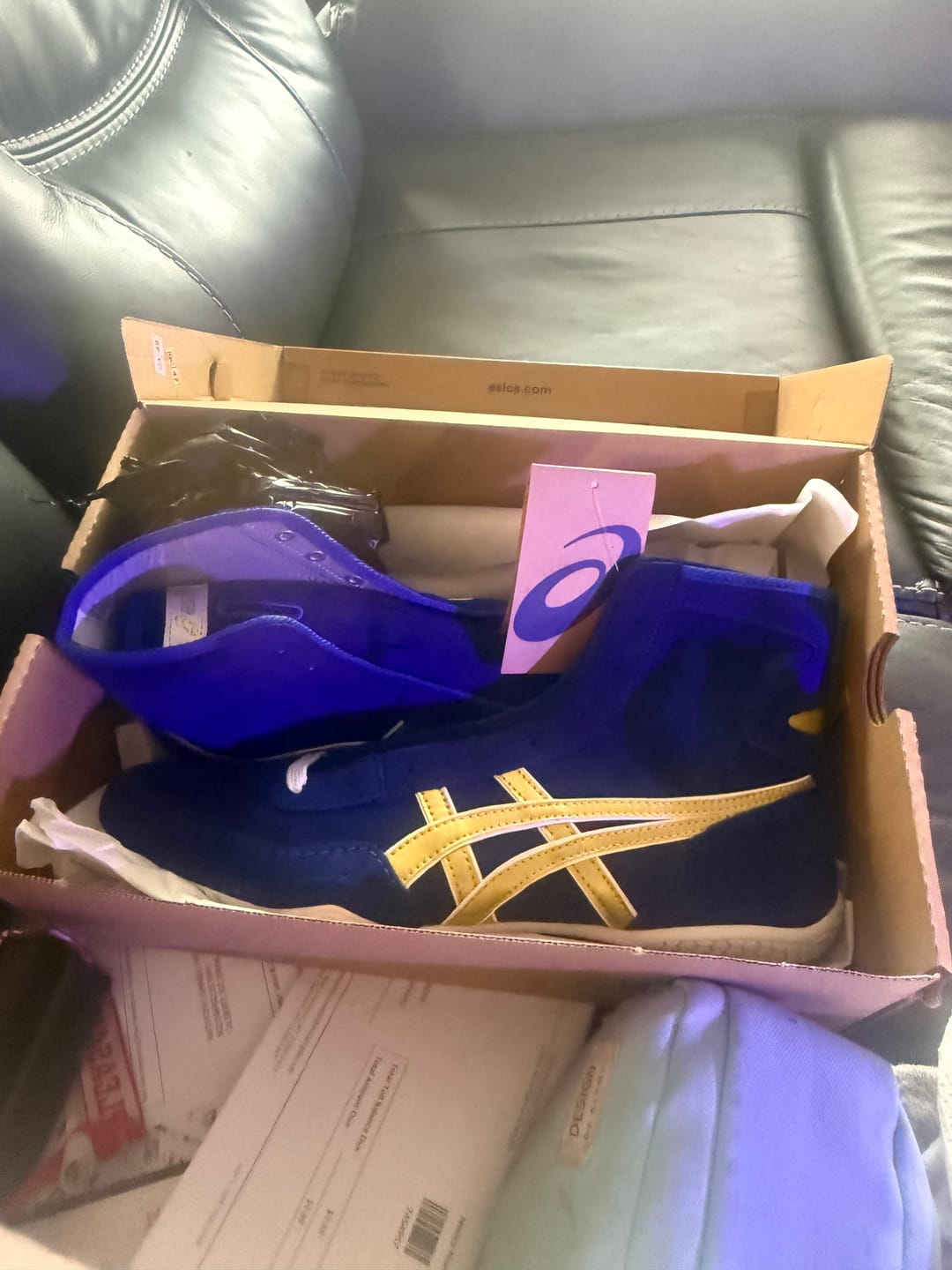Customer photo review of Royal Blue