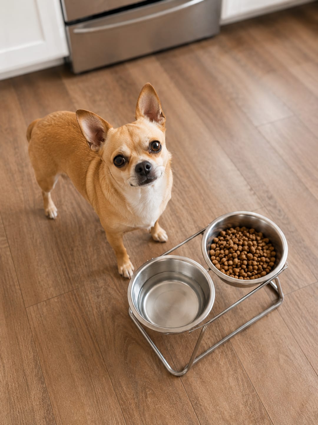 Customer photo review of Somnair™ Elevated Dog Bowl
