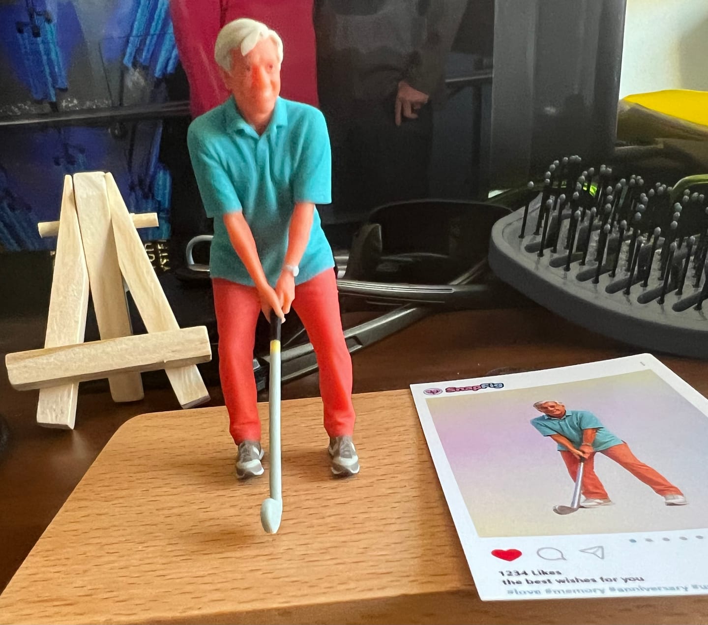 Customer photo review of Custom 3D Figurine - From Any Photo