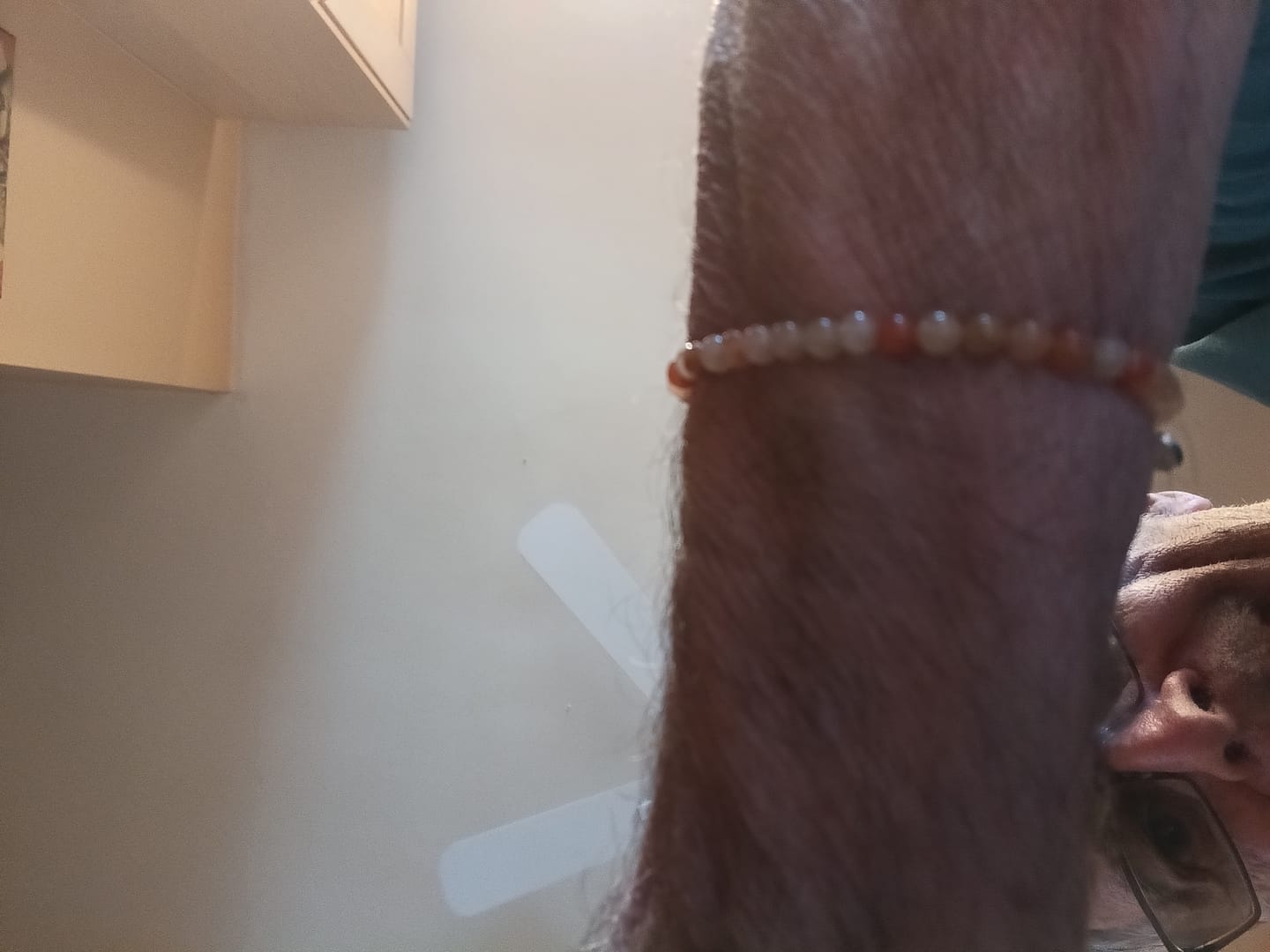 Customer photo review of Orange Aventurine Bracelet Mini