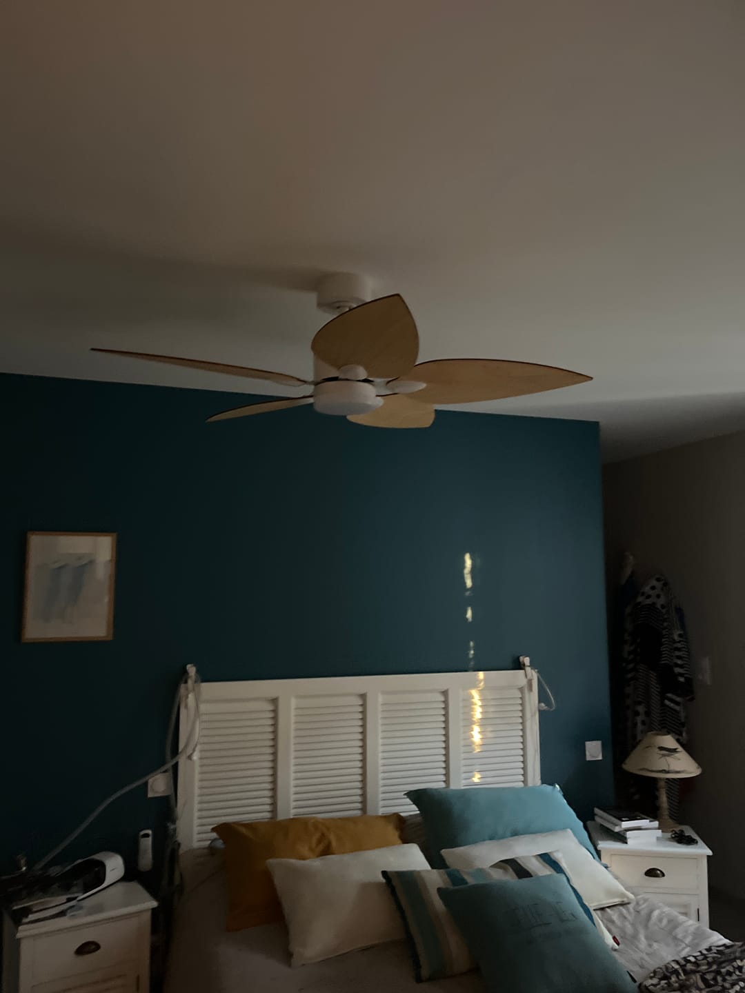 Customer photo review of Virevole teinté Chêne | Ventilateur de plafond