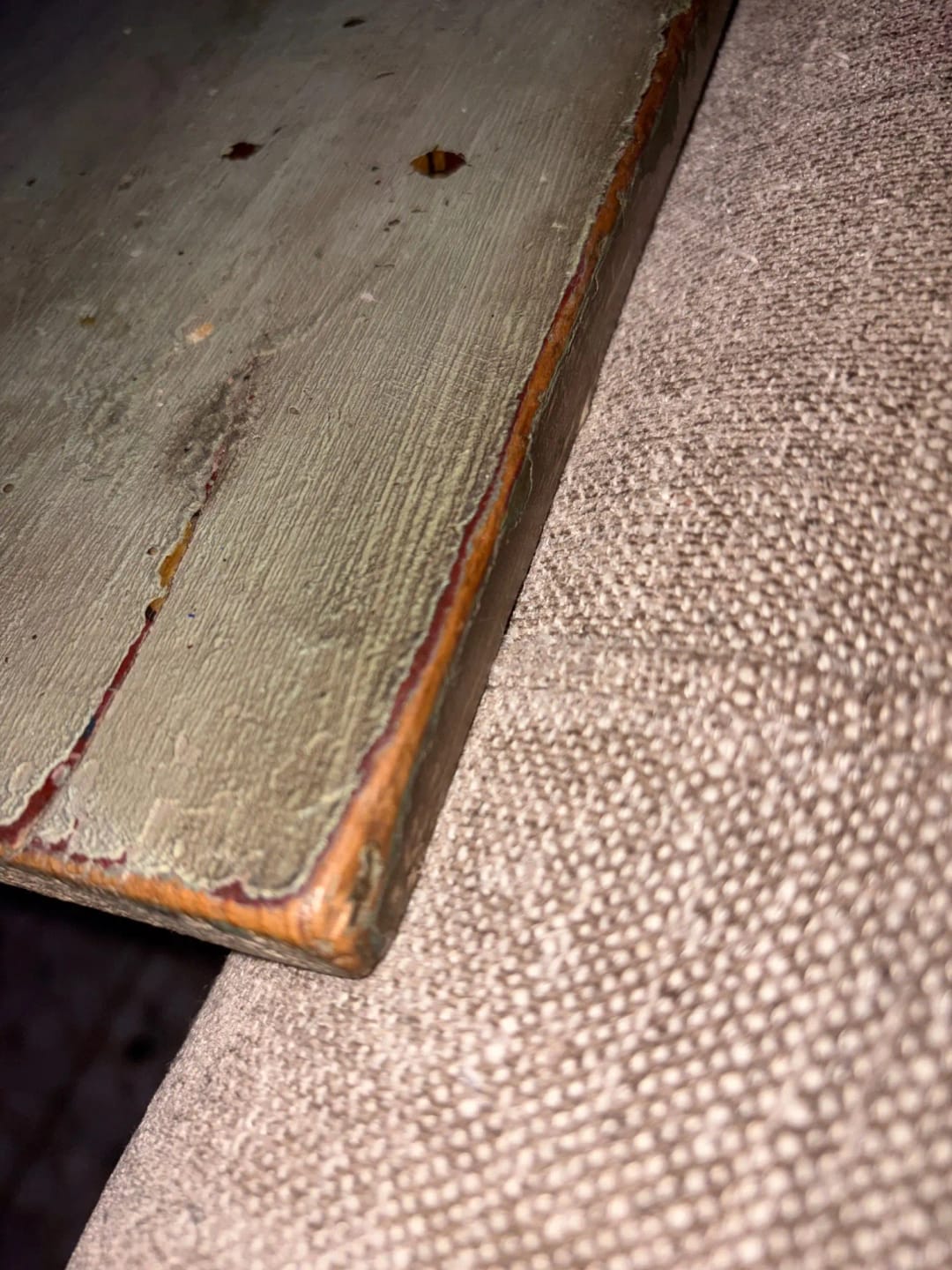 Customer photo review of Wabi-Sabi Travertine Wall Lamp