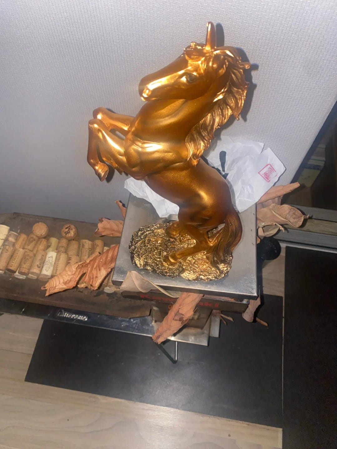 Customer photo review of Victory Horse Resin Statue