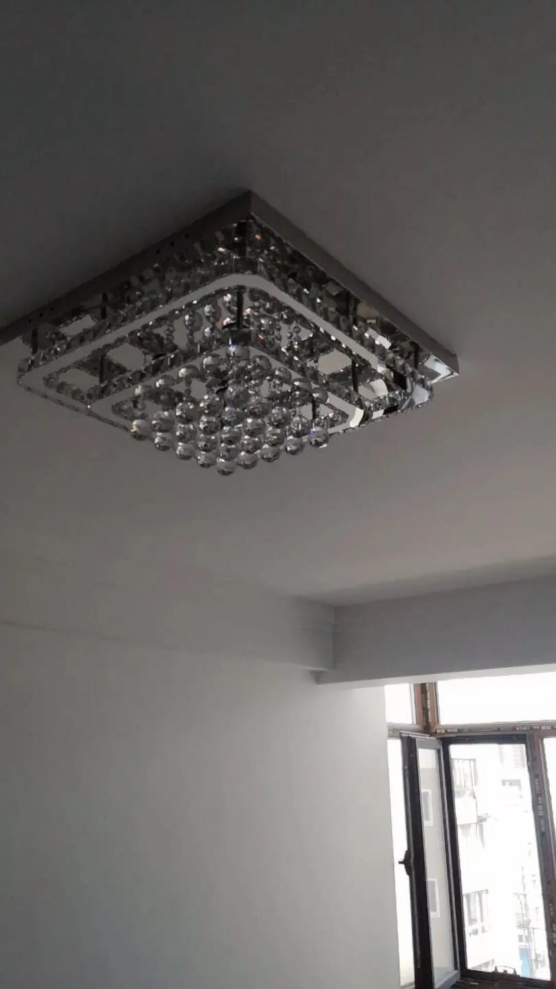 Customer photo review of Crystal LED Chandelier