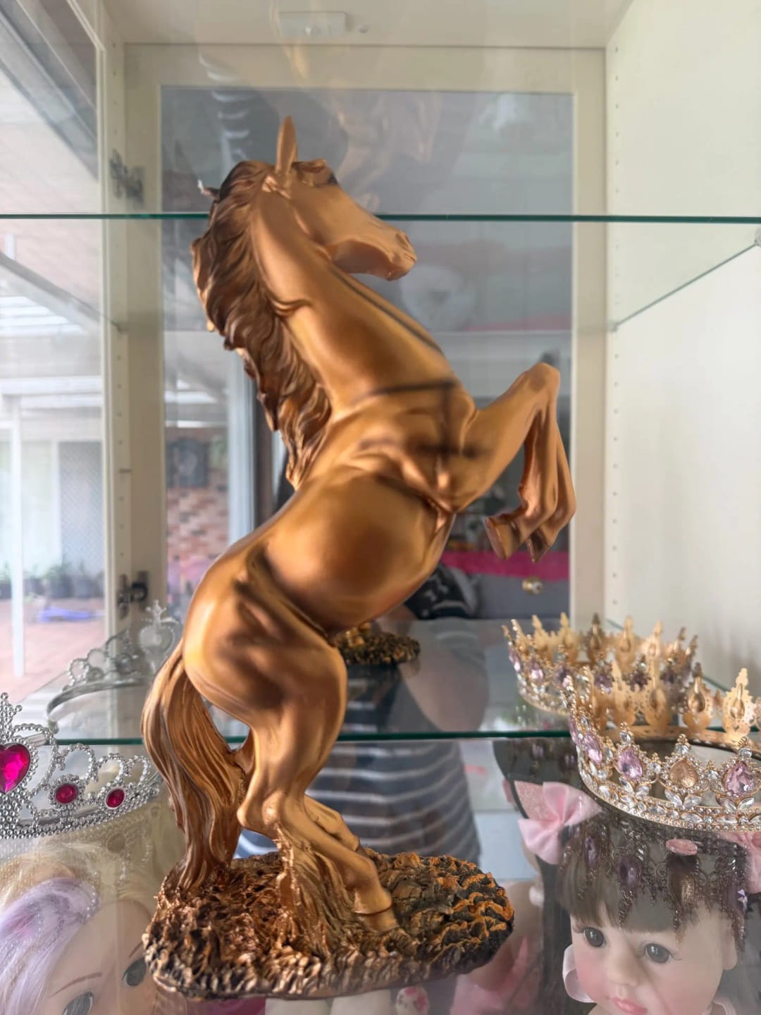 Customer photo review of Victory Horse Resin Statue